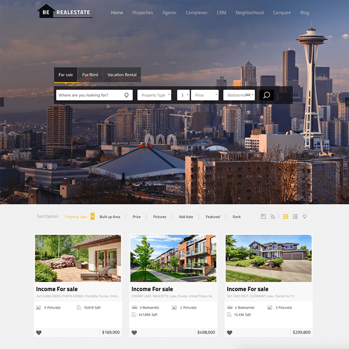 WPL PRO Demo WordPress Property Listing Plugin By Realtyna