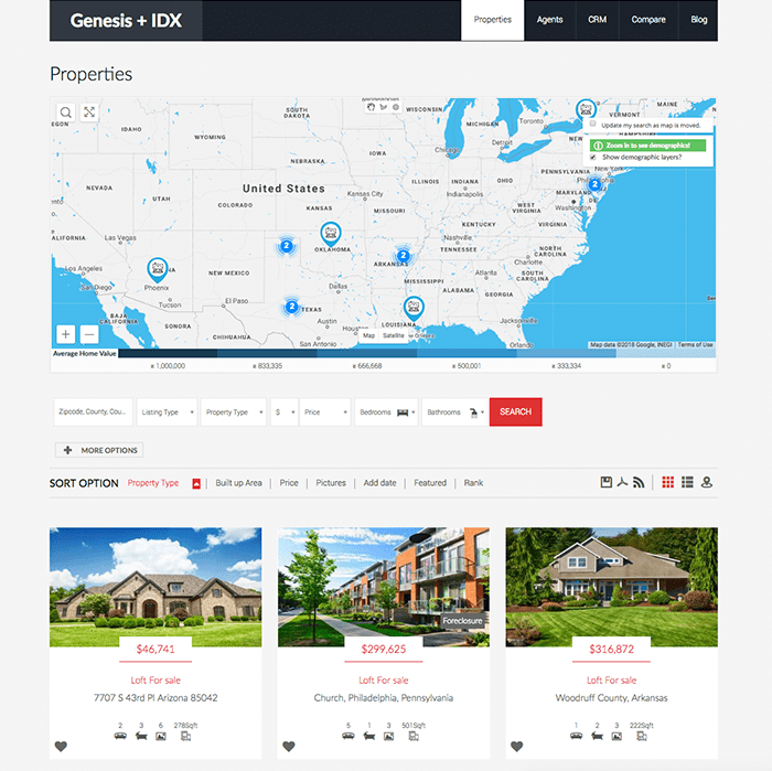WPL PRO Demo WordPress Property Listing Plugin By Realtyna