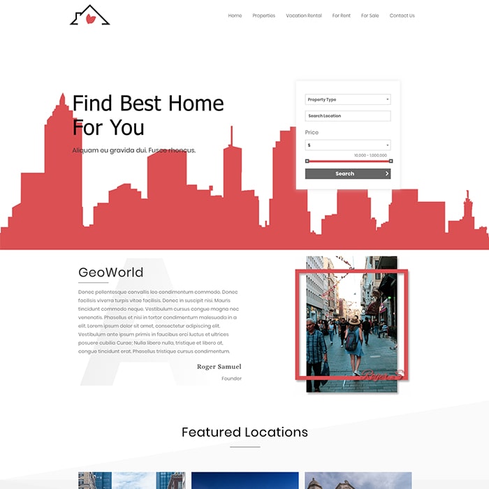 WPL PRO Demo WordPress Property Listing Plugin By Realtyna